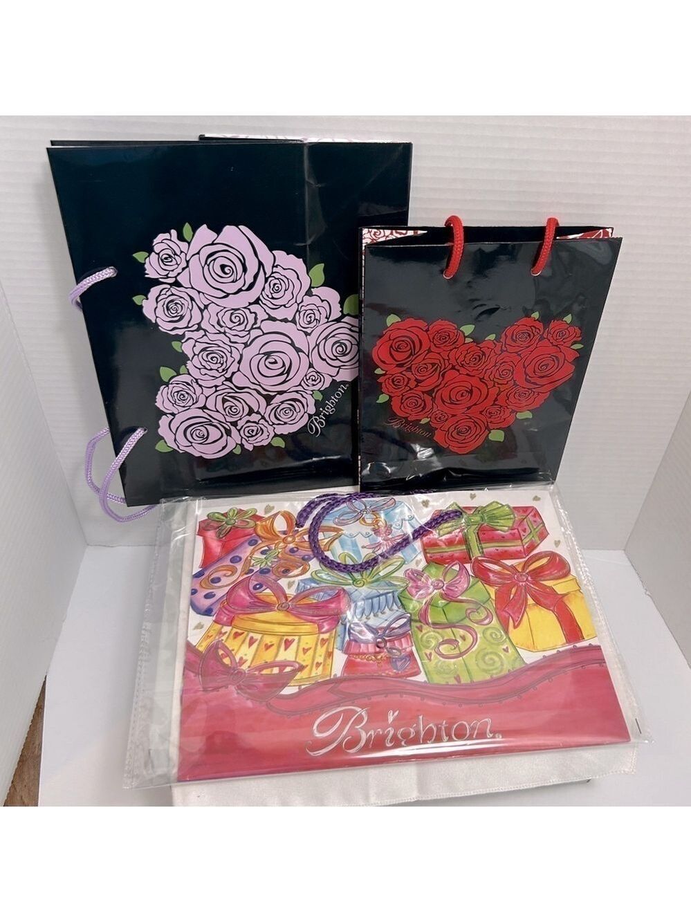Brighton Gift Bag Lot of 3, 1 New, 2 Pre-owned